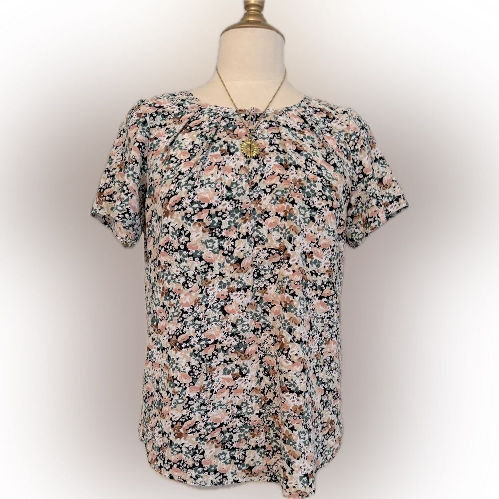 41 HAWTHORN Kaytlin Open Crew Neck Keyhole Blouse from StitchFix!